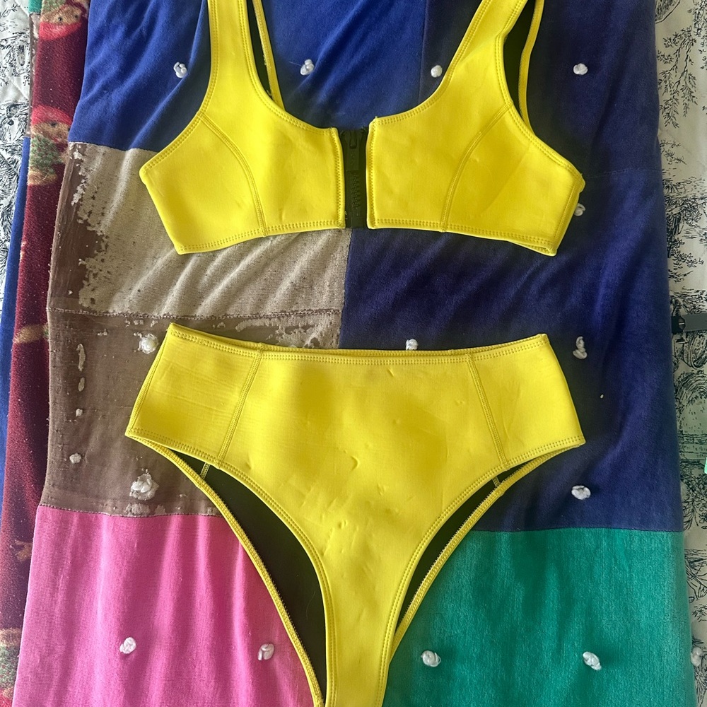 Hoaka Yellow Bikini Set